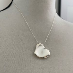 Tiffany & Co. Elsa Peretti Full Heart Pendant in Sterling Silver